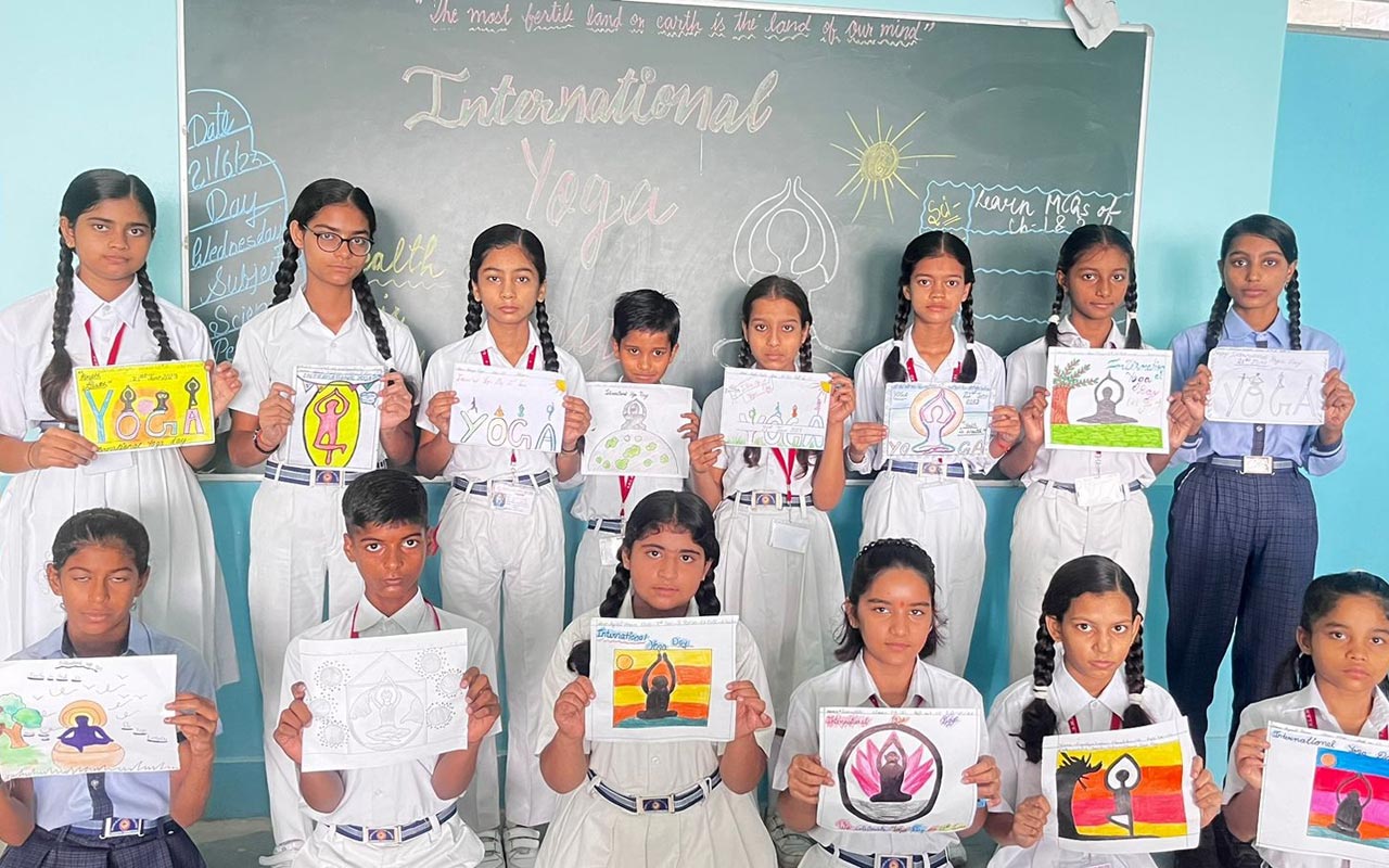 “Yoga is the ultimate practice. It simultaneously stimulates our inner light and quiets our overactive minds. It is both energy and rest. Yin and Yang. We feel the burn and find our bliss.”

Students of SRM celebrated International Yoga Day by doing Yoga and took part in Poster Making Activity.

Happy International Yoga Day !!!