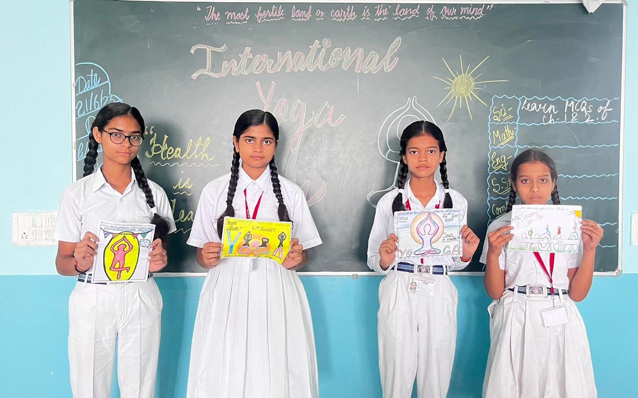 “Yoga is the ultimate practice. It simultaneously stimulates our inner light and quiets our overactive minds. It is both energy and rest. Yin and Yang. We feel the burn and find our bliss.”

Students of SRM celebrated International Yoga Day by doing Yoga and took part in Poster Making Activity.

Happy International Yoga Day !!!